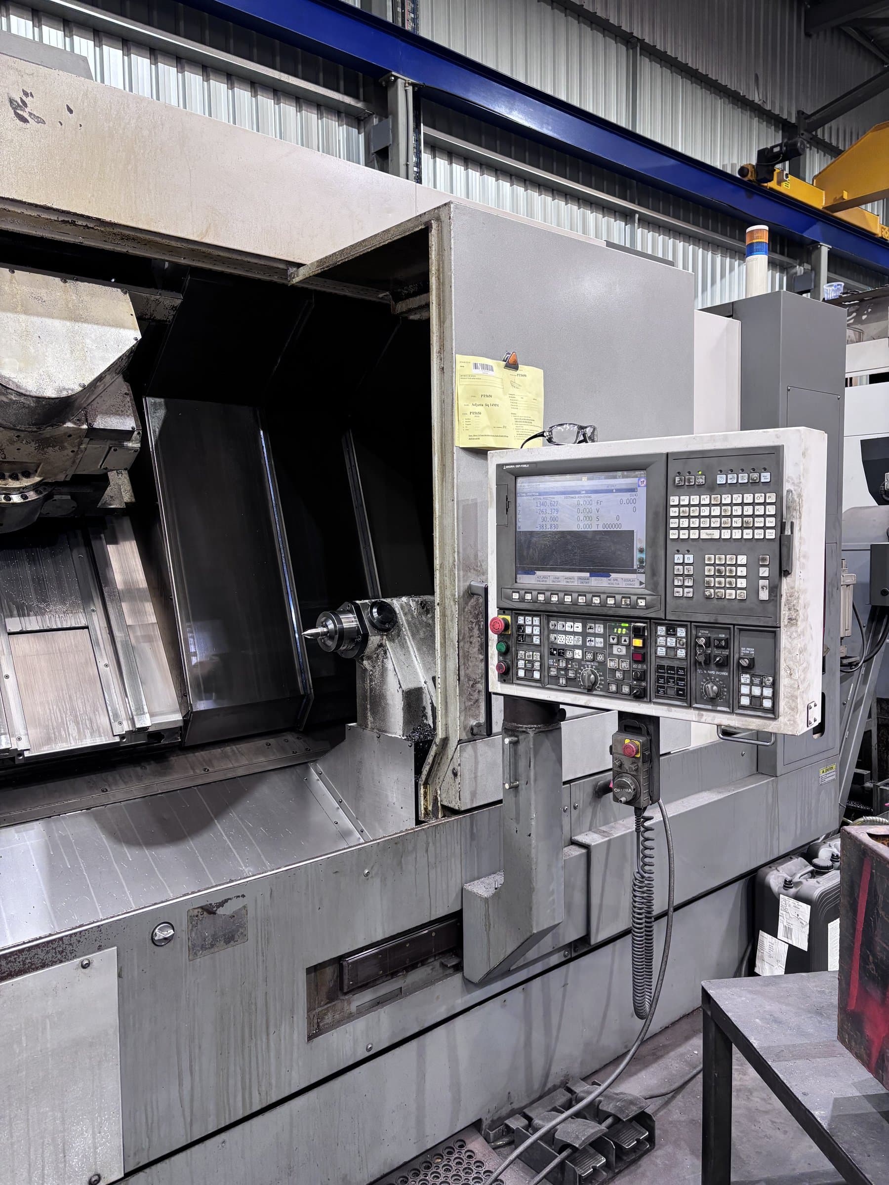 CNC control panel